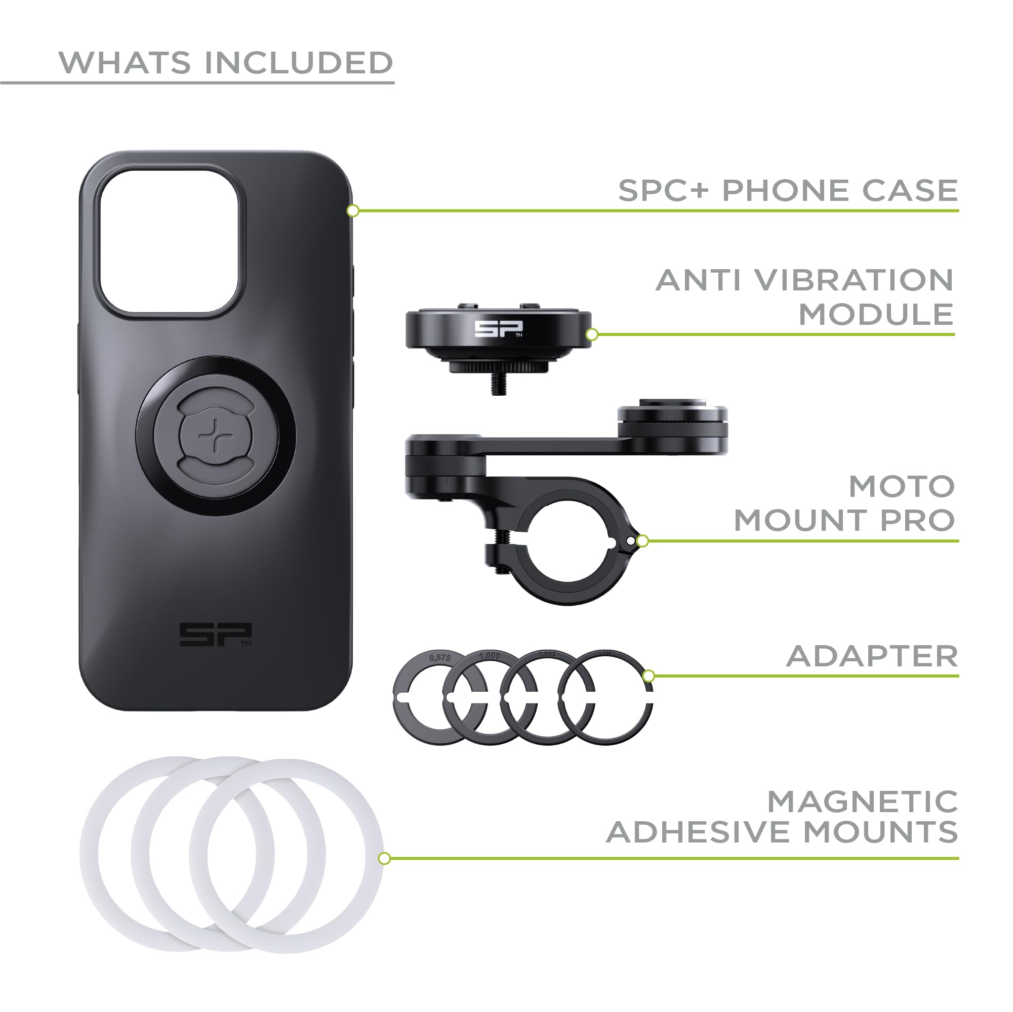 Amazon.com: SP CONNECT Moto Bundle II with Anti Vibrations Module